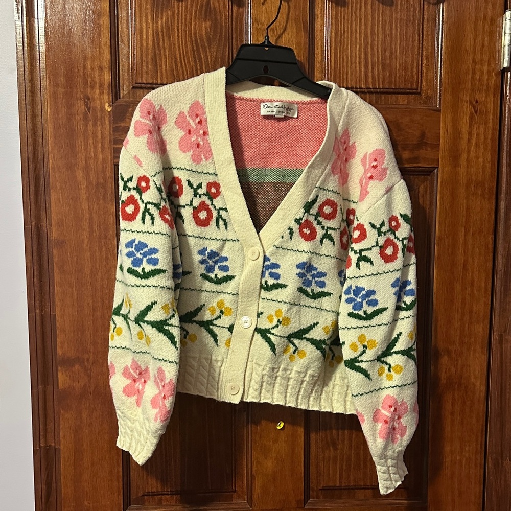 Miss Selfridge Multicolor Floral Cardigan